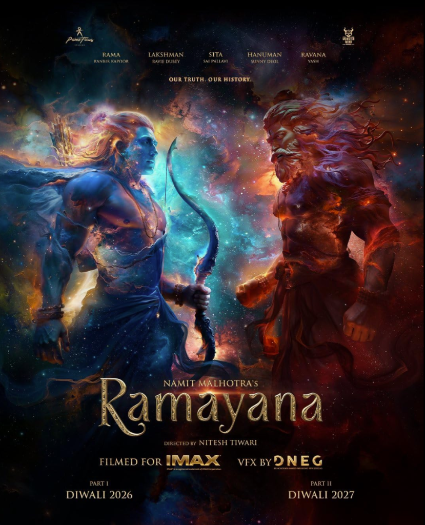 Ramayana movie 2026 release date Ranbir Kapoor